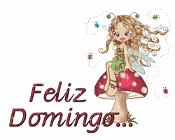 Glimmering Fairy Feliz Domingo Graphic Art GIF