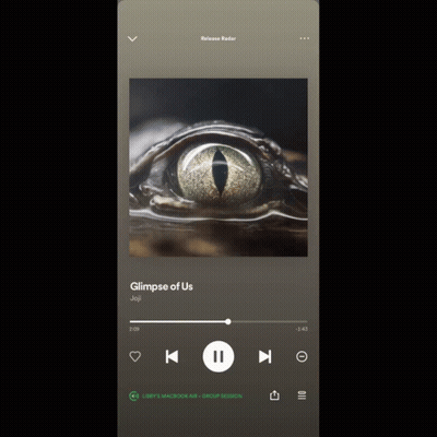 Glimpse Of Us By Jay On Spotify GIF