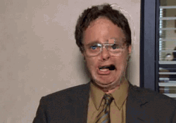 Glitch Creepy Dwight Schrute