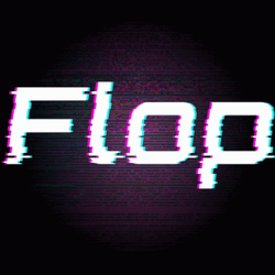Glitch Flop Text GIF