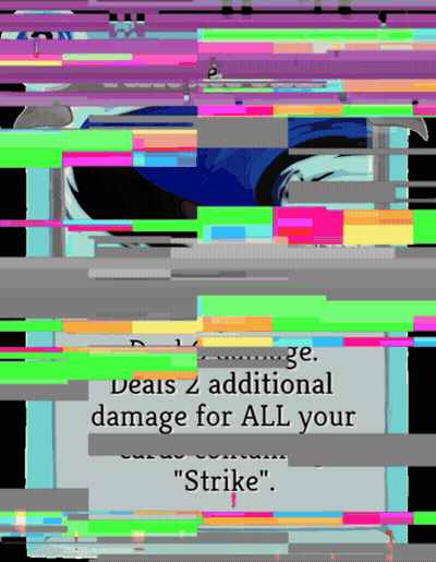Glitch Screen Saying Deals 2 Additional Damage For All Your GIF