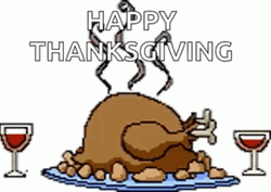 Glitch Thanksgiving Cooked Turkey