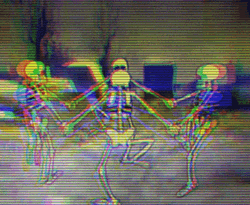 Glitches Spooky Scary Skeletons GIF
