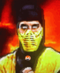 Glitching Scorpion Get Over Here GIF