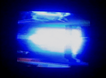 Glitching Television Black Screen GIF