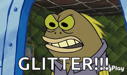 Glitter Bomb Fish Needs Glitter GIF