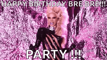 Glitter Bomb Rupaul Birthday Party GIF