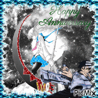 Glitter Happy Anniversary Death The Kid GIF