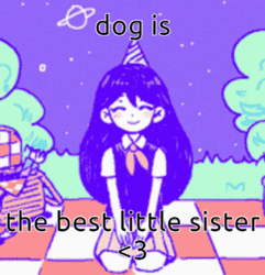 Glitter Happy Birthday Sister Dog Is The Best GIF