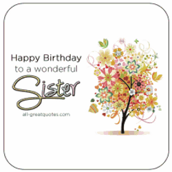 Glitter Happy Birthday Sister Wonderful GIF