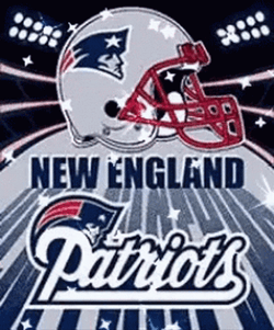 Glittering Poster New England Patriots GIF