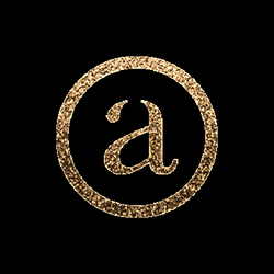 Glittering Small Letter A GIF