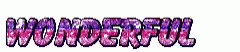 Glittering Wonderful Wordings GIF