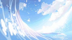 Glittery Anime Ocean