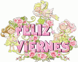  Glittery Feliz Viernes With Angels GIF