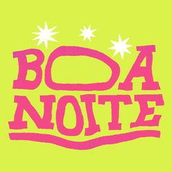 Glitzy Boa Noite Animation GIF