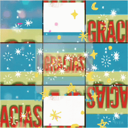 Glitzy Gracias Animation GIF