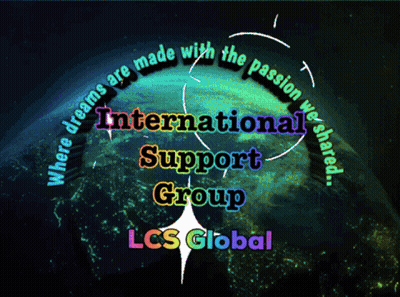 Globe With International Support Group GIF
