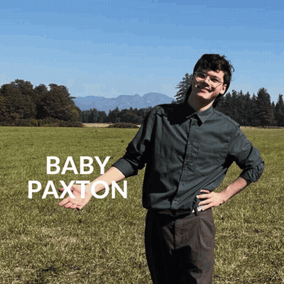 Globe With Word Paxton GIF