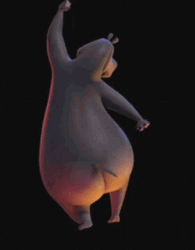 Gloria The Hippo Sexy Dance GIF