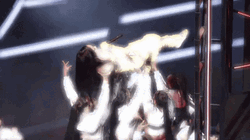 Glorilla Lifted By Dancers GIF