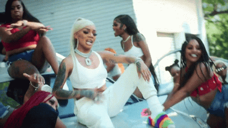 Glorilla Peace Sign GIF