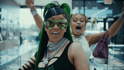 Glorilla Shopping Tongues Out Mocking GIF