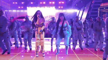 Glorilla Stage Performing GIF