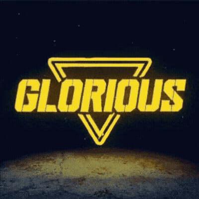 Glorious Word With Planet Background GIF