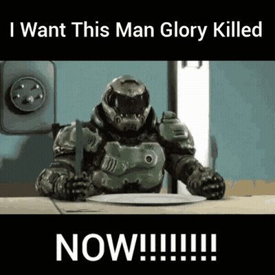 Glory Kill Doom Guy GIF
