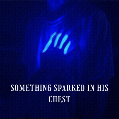 Glow In The Dark T-Shirt Something Sparked In His Chest GIF