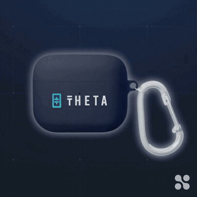 Glow In The Dark Theta Case With Carabiner GIF