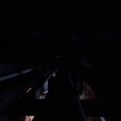 Glowing Electrical Wires In Dark Room GIF