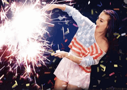 Glowing Firework Katy Perry GIF