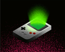Glowing Game Boy Screen