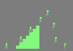 Glowing Ladder Optic GIF