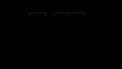 Glowing Letter V On Purple Background GIF