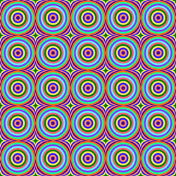 Glowing Optical Illusion Digital Art GIF