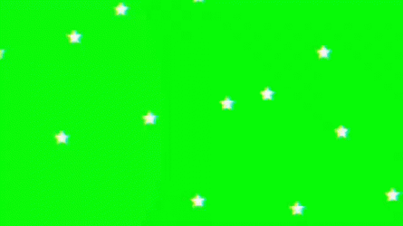 Glowing Star On Green Wall GIF