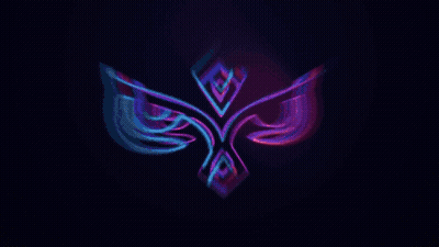Glowing Symbol On Pink Background GIF