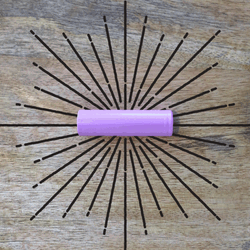 Glowing Violet Stick Energy  GIF