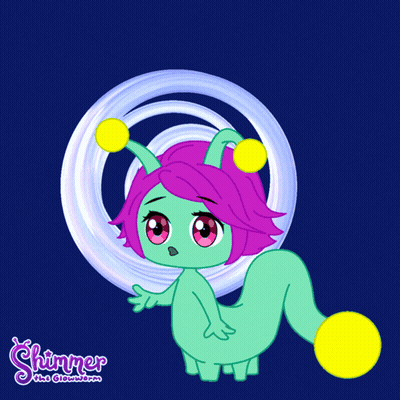 Glowworm Saying I'm Glowing Crazy GIF