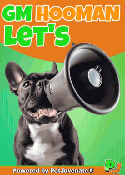 Gm Hooman Let's Petjuvenate GIF