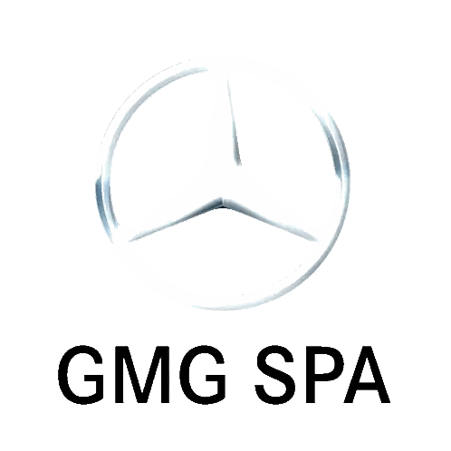 GMG Spa Logo With Mercedes Symbol Sticker