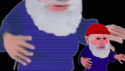Gnome Glitch Shake Dance GIF