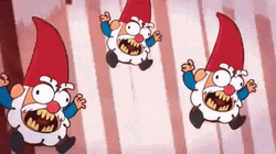 Gnome Gravity Falls Cartoon Angry Attack GIF