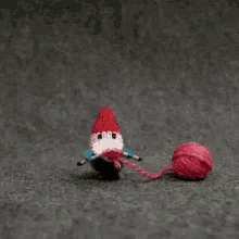 Gnome Mochimochiland Knit Heart GIF
