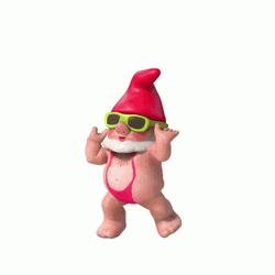 Gnome Sexy Santa Funny Dance GIF