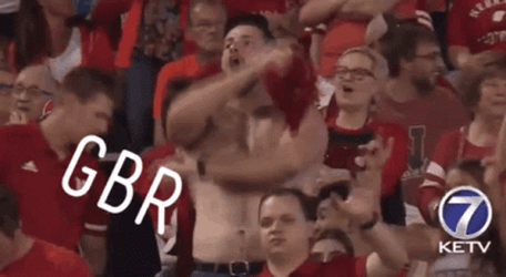 Go Big Red Huskers GIF