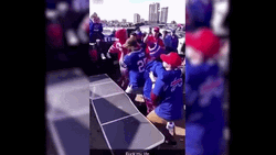 Go Bills Fans Destroying Things GIF